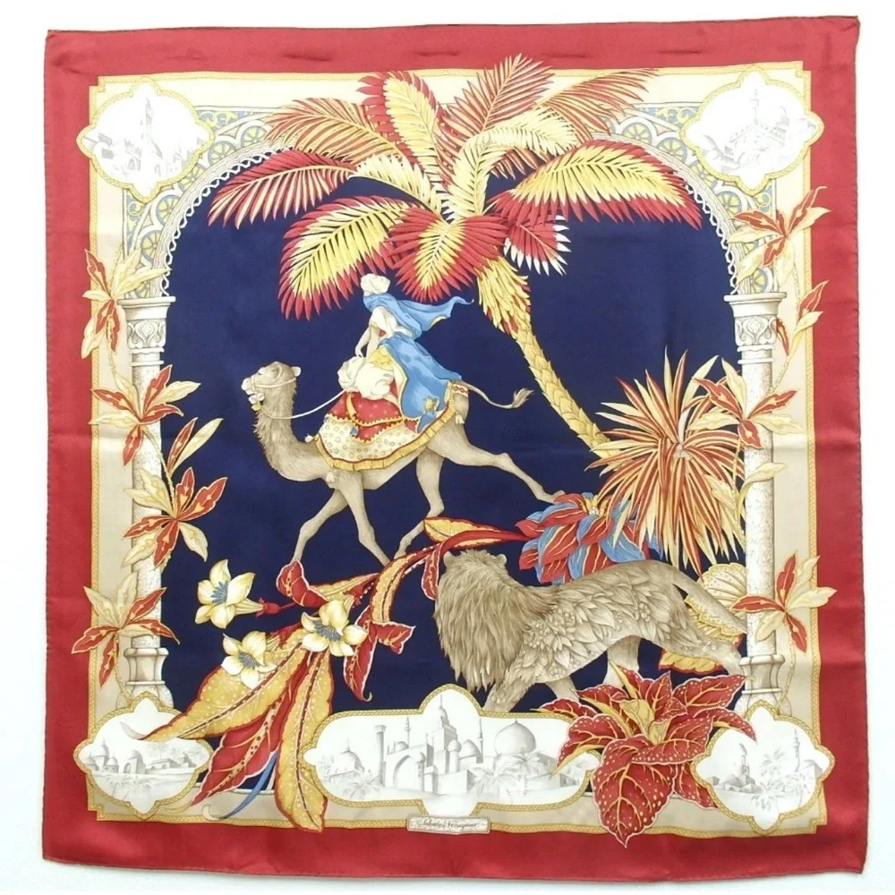 Salvatore Ferragamo Silk Scarf 😍❤️